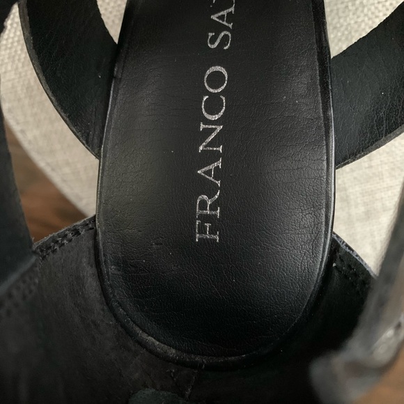 New! Franco Sarto Black Leather Shoes-7 - Picture 5 of 5